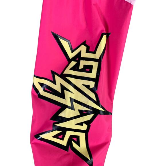 Encrypted Jean Jacket Womens M Blue Denim Graffiti Streetwear Sleeves 1980s - Picture 8 of 11